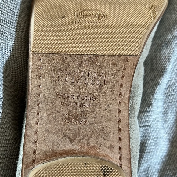 Brunello Cucinelli suede Ballet Flats US size 6.5 - Picture 4 of 9